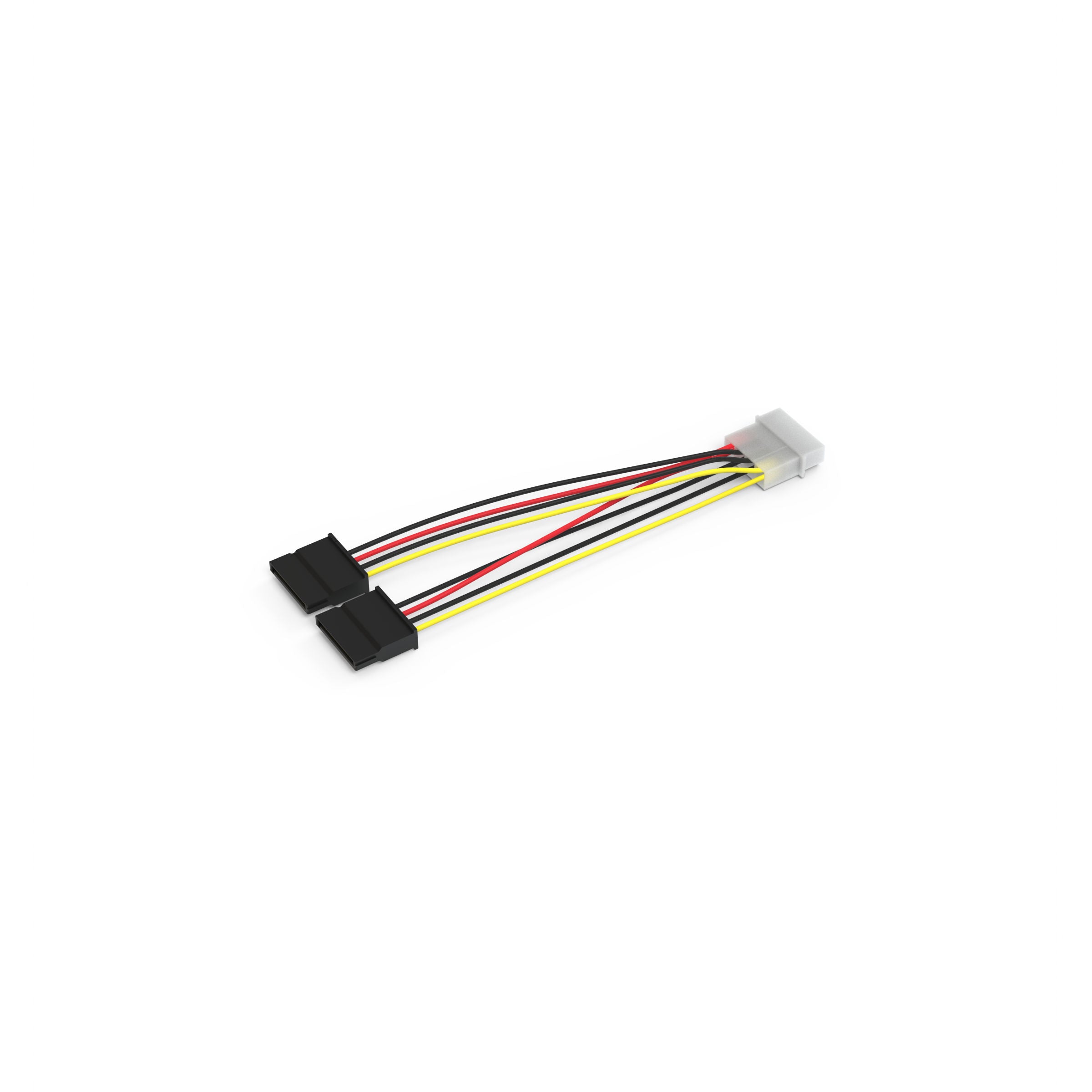 Molex to Multiple SATA Converter Extension Cable