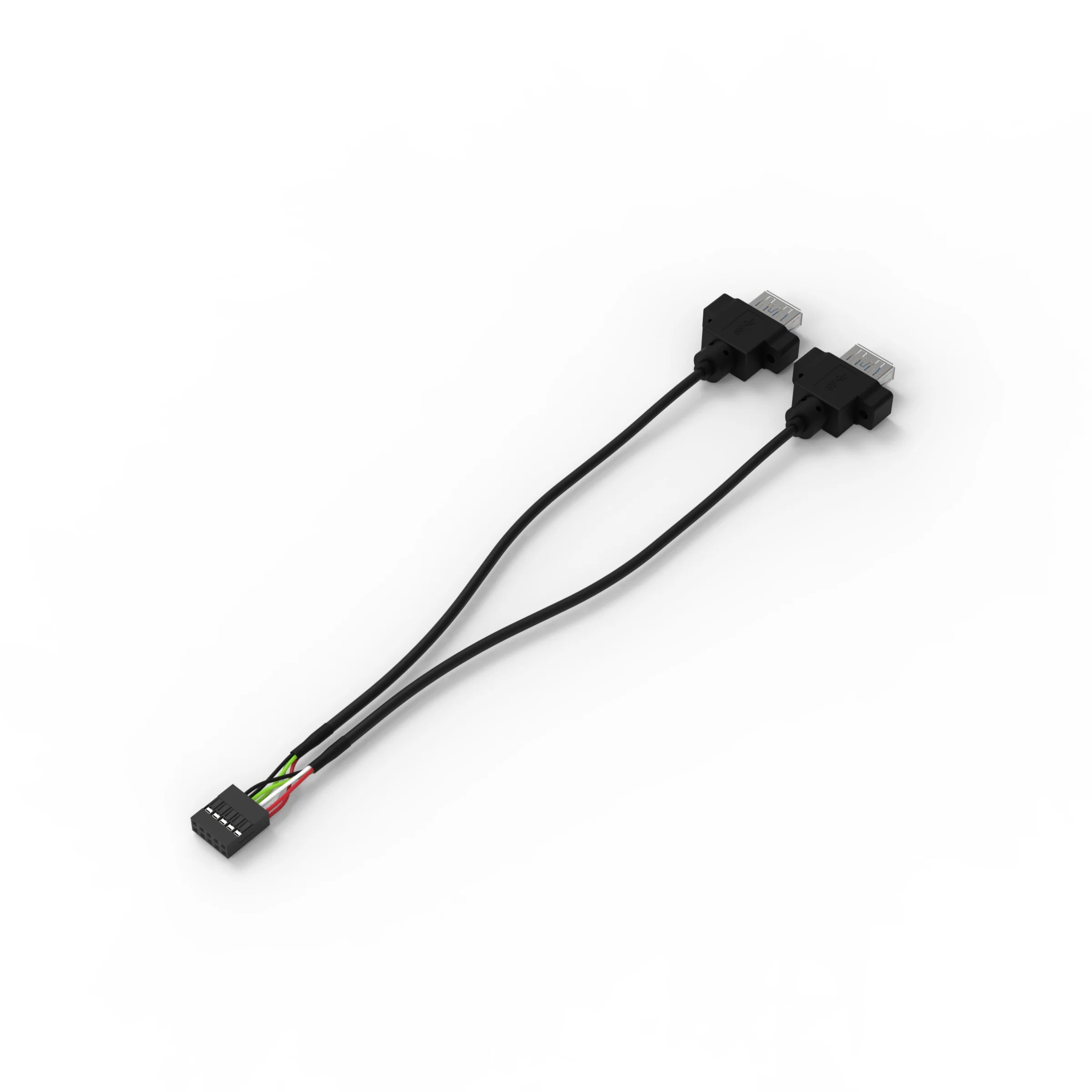 USB A2T - Type-A x 2 to 10PIN Cable