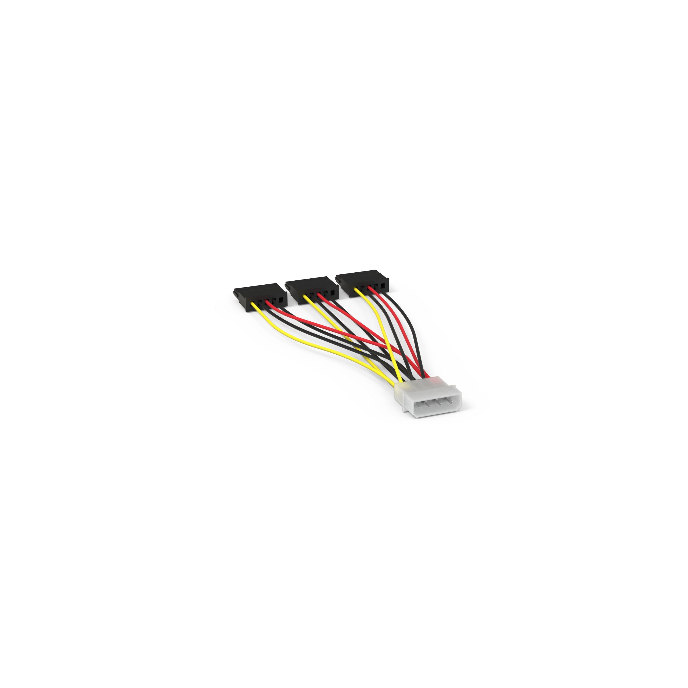 Molex to Multiple SATA Converter Extension Cable