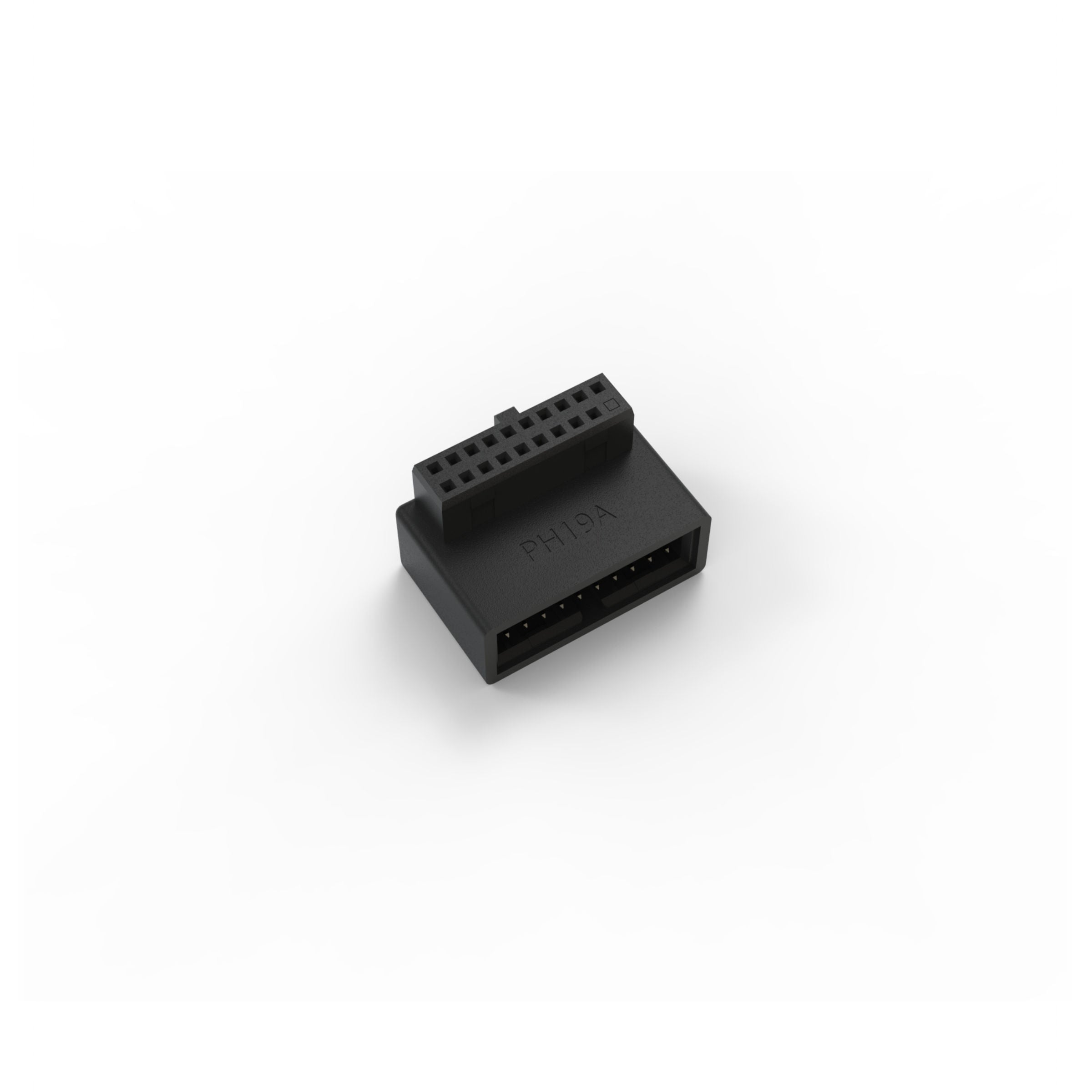 USB 19PIN 90 Degree Adapter
