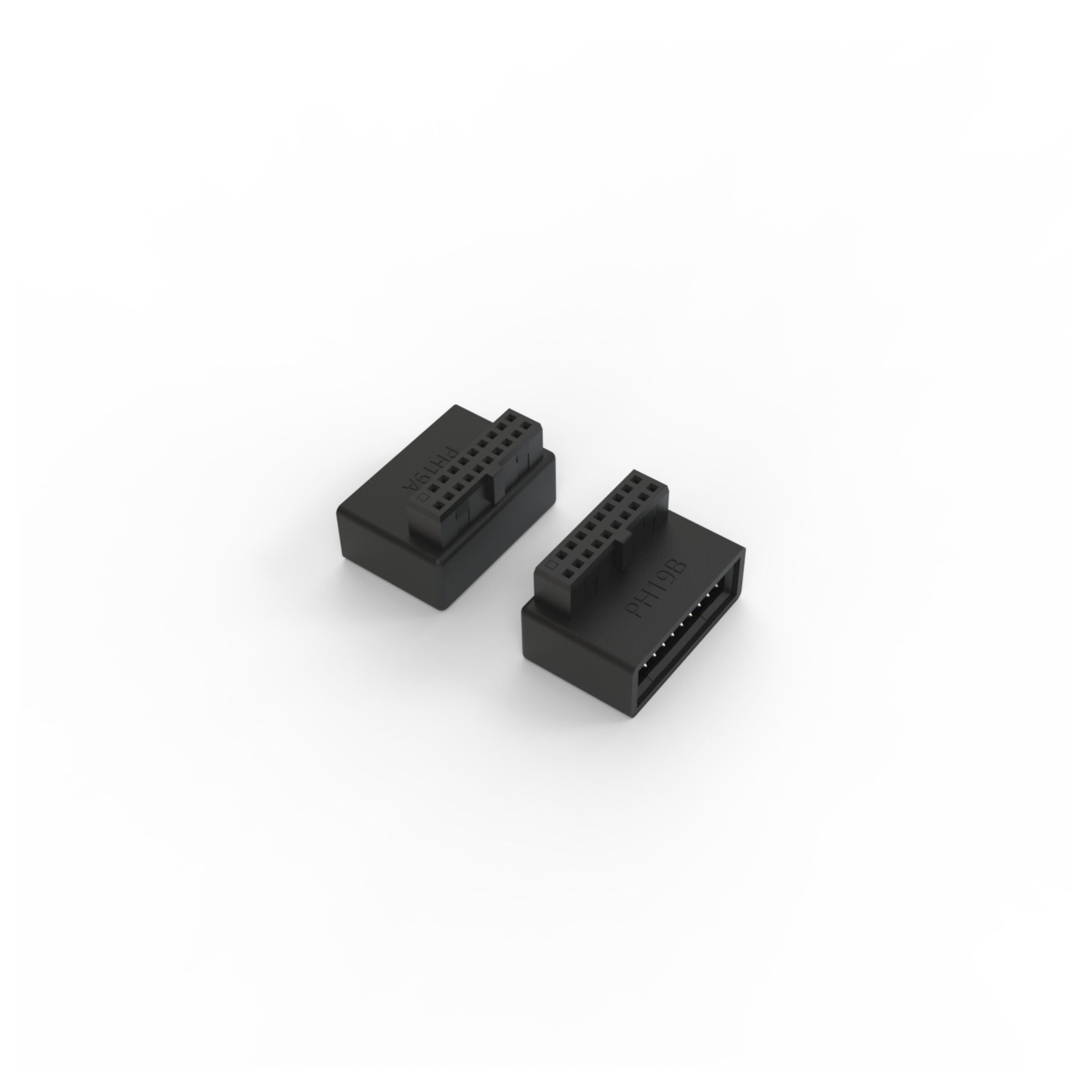 USB 19PIN 90 Degree Adapter